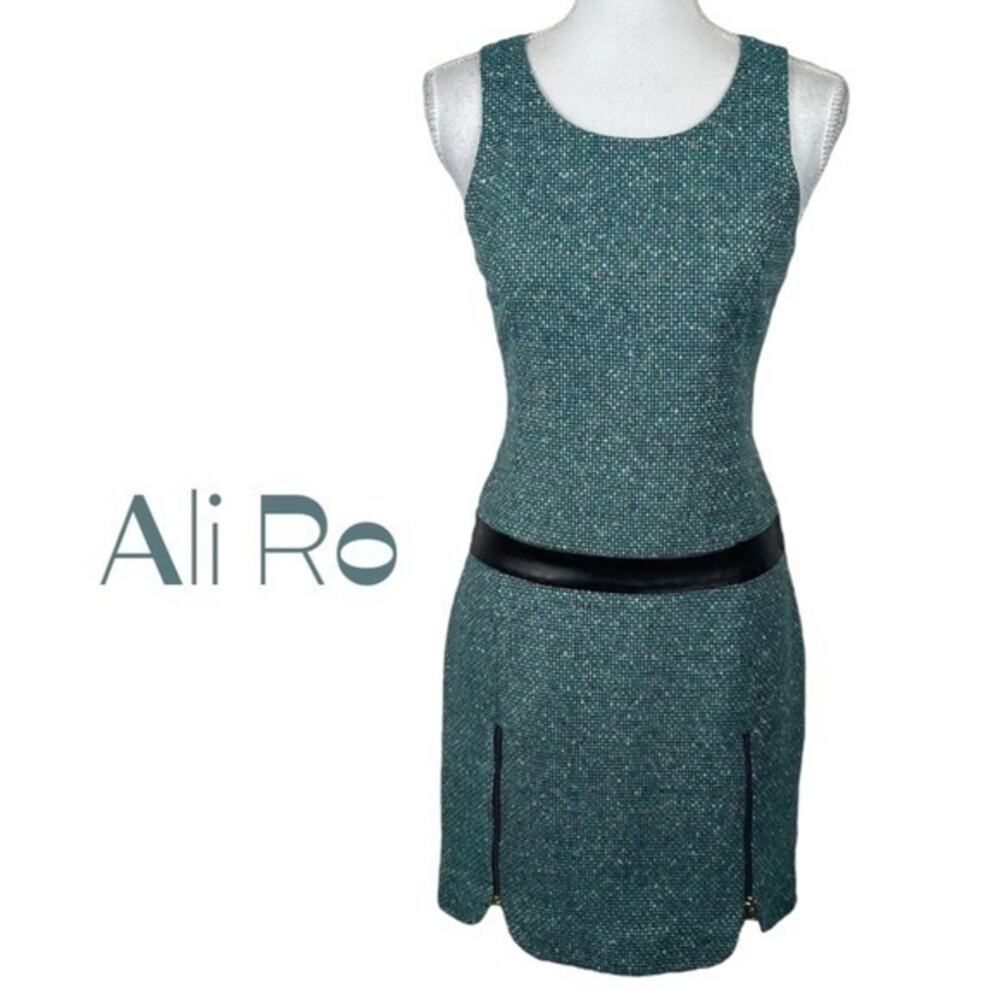 Ali Ro Teal Sleeveless Dress